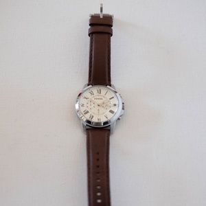 Fossil Watch Brown Leather